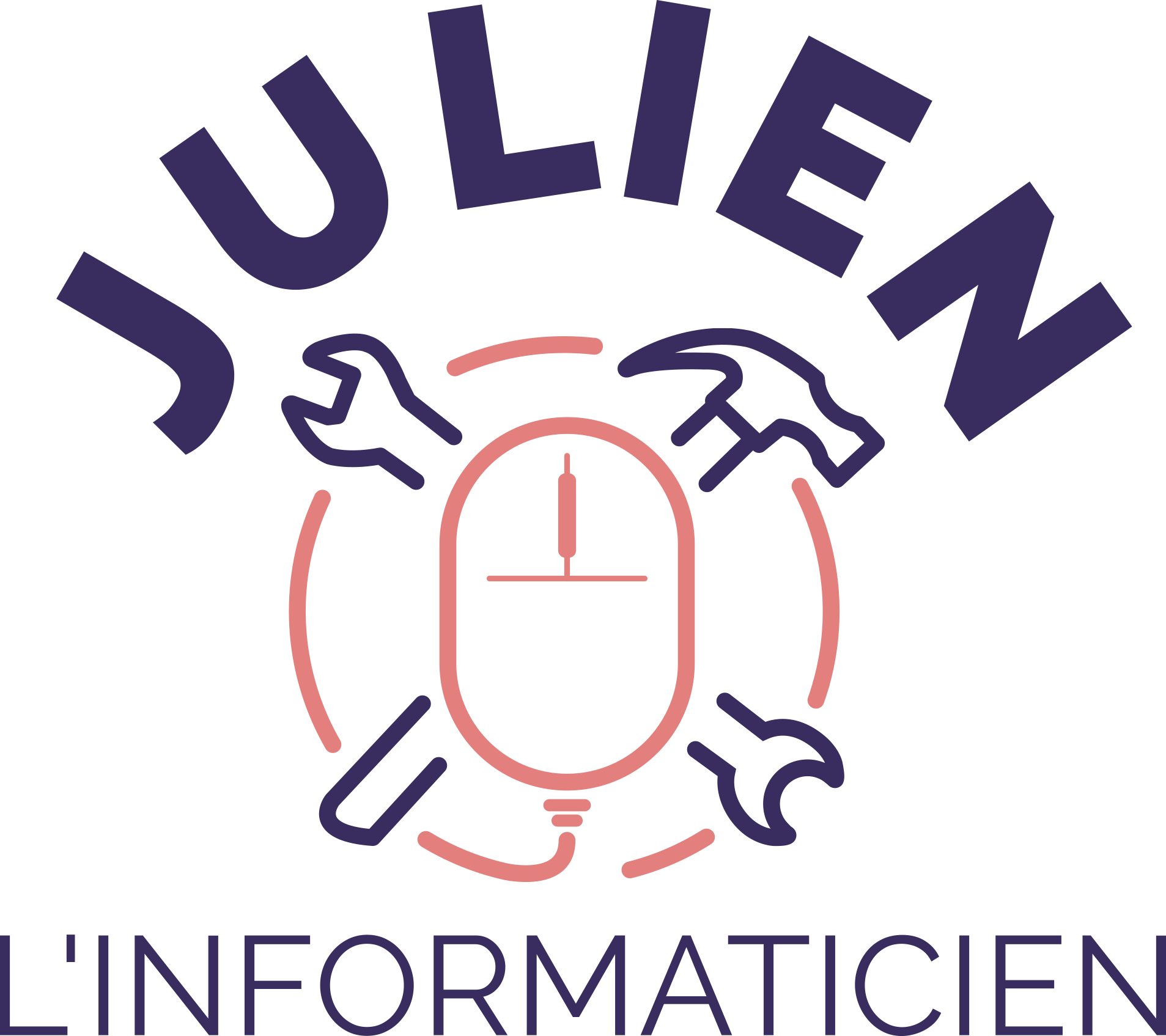 Logo de l'entreprise - Julien l'informaticien